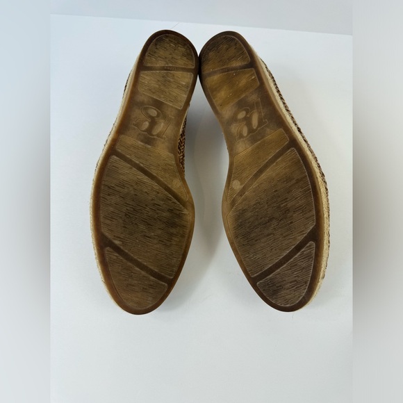 Paul Green Lori Espadrille Woven Flat Loafers Shoes Brown US 10 / UK 7.5 Suede - Picture 7 of 12